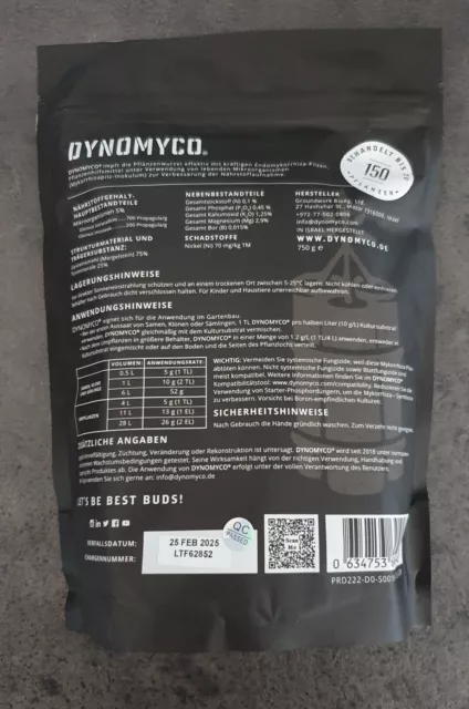 DYNOMYCO Mykorrhiza Granulat 250 gr. 2