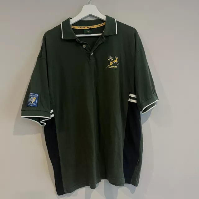South Africa Rugby Union Springboks IRB World Cup Polo Size L