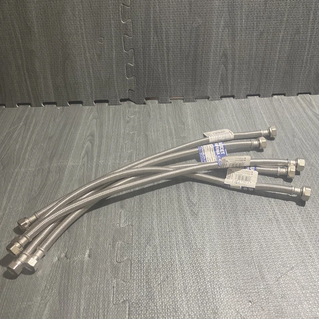 Zoro Select 48027 Supply Line,1/2" Outlet,1/2" Inlet Size - Lot Of 5