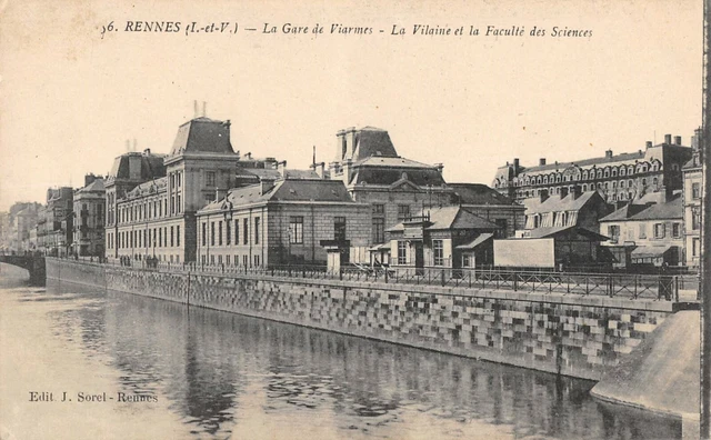 Cpa 35 Rennes La Gare De Viarmes