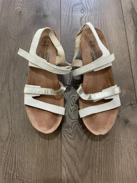 Naot Womens Frankie Slides Sandals Multicolor Wedges Double Strap Slip Ons EU 39