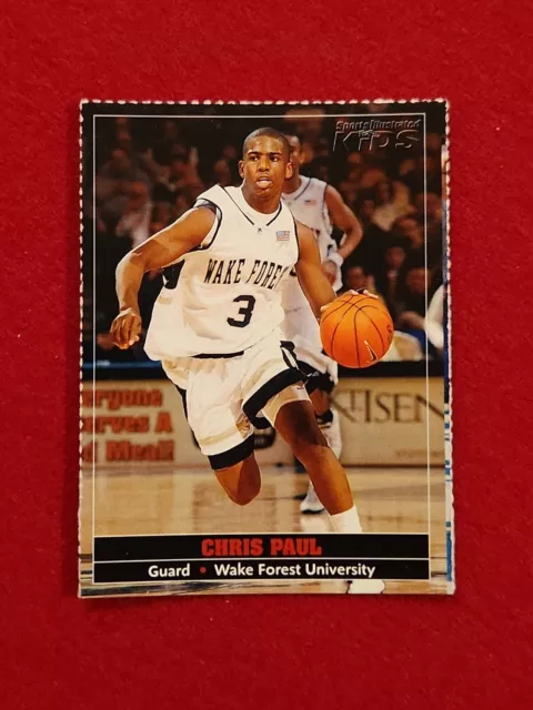 Chris Paul Rookie Rc Card Sports Illustrated For Kids Wake Forest Phoenix Suns