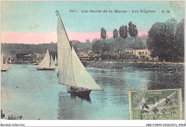 ABBP3-94-0252 - les bords de la marne - les régates
