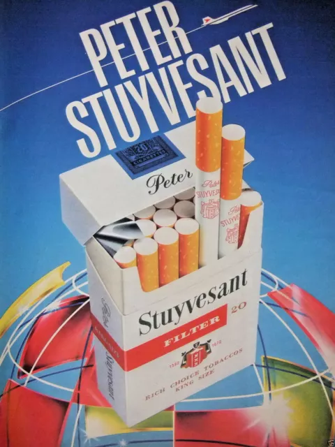 Publicité De Presse 1984 Peter Stuyvesant Filter Rich Choice Tabbaccos