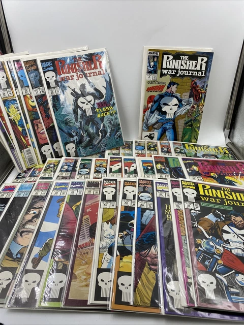 THE PUNISHER”WAR JOURNAL-1989 Vol#1 (43 comics)2-60 NM/M Never Read! See descrip