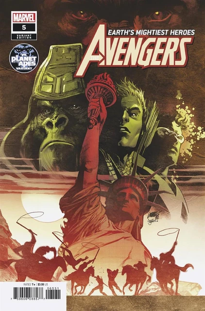 Avengers #65 Larraz Planet Of The Apes Var Marvel Prh Comic Book 2023