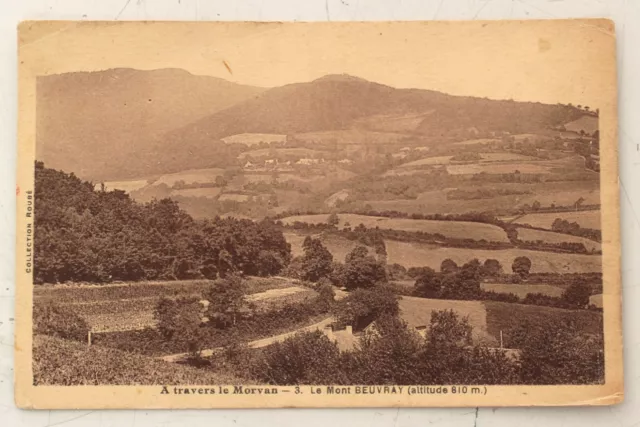 Morvan Postcard - Le Mont Beuvray - 1938 - RE