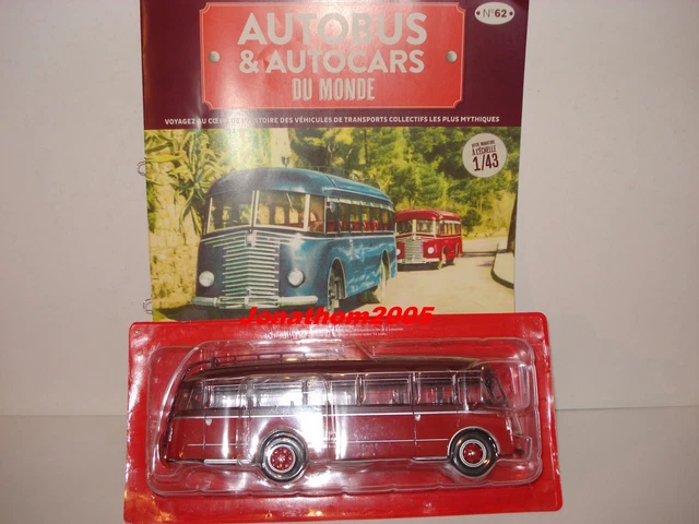 FASCICULE 66 AUTOBUS AUTOCARS DU MONDE BROSSEL VAN HOOL A98 DAR 1960