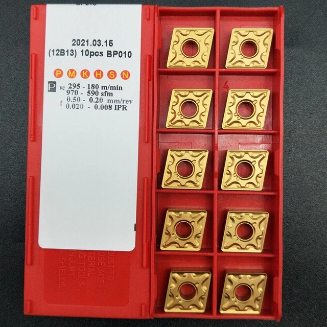Accessories Industrial Lathe Inserts Carbide Blade CNC Turning CNMG120408