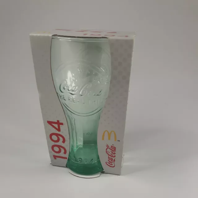 Coca-Cola Glass 1994 McDonalds 2015 Collection New in box / Coke Glass