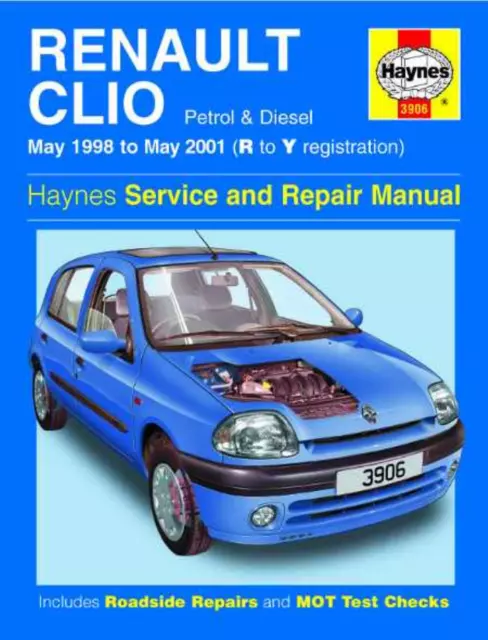 Renault Clio Hatchback 1998-2001 Haynes Workshop Manual Van Ltd Editions Repair