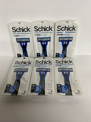 6 paquetes de afeitadoras desechables Schick Xtreme4 Outlast. Un total de 18 maquinillas de afeitar. Envío gratuito