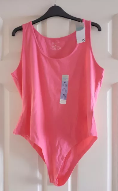 Ladies Pink Primark Body Suit Size 18-20  BNWT