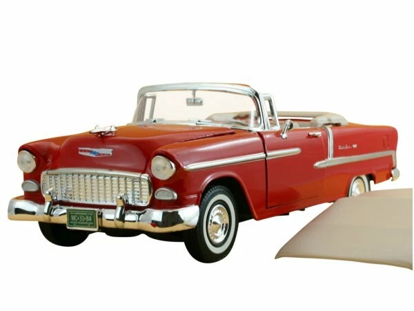 CHEVROLET Bel Air - 1955 - red - MotorMax 1:18