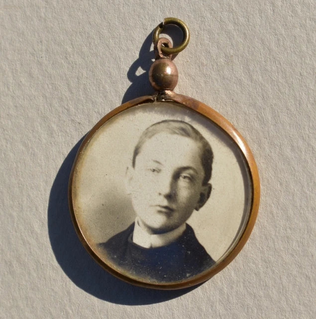 Pendentif Vintage Evelyne Alay - Bronze Argenté Forme Fleur - 4 Cm - Occasion TB