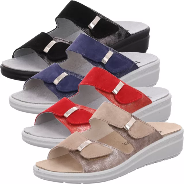 Rohde Sabots Femmes Cuir Fermeture Scratch Mules Rivella 5732