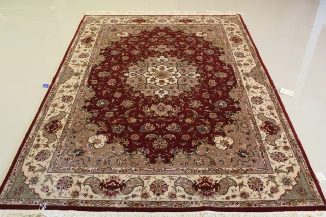 GORGEOUS 5x7 Tabreez HANDMADE SUPER QUALITY FINE RUG  WOOL & Silk ,GREAT DEAL