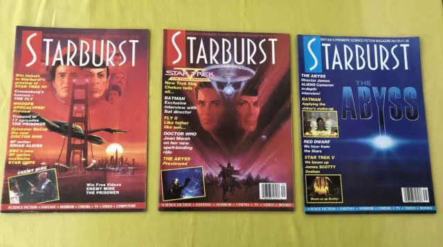 Starburst Magazine  - Bundle Of 3 - Issues 104, 133 & 135