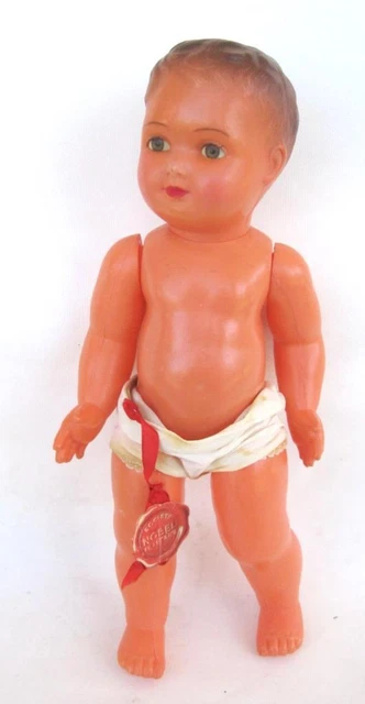 Poupée Ancienne SNF En Celluloïd – 27 Cm, Vintage, Fille