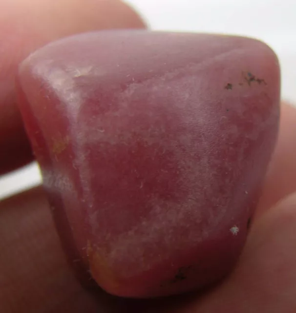 #6 95ct Peru 100% Natural Tumbled Rough Rhodochrosite Crystal Specimen 19g 23mm