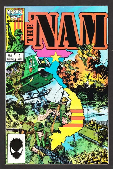 The Nam #1 Marvel Comics Book VF/NM 1986 Vietnam War Military Comic