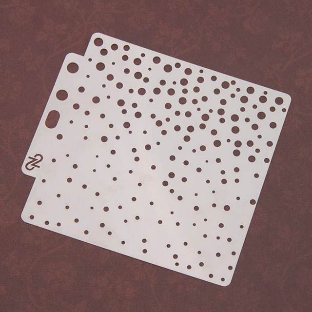 Spray Pattern Card SPRAY PATTERN STENCILS for Card Making Painting Templates Crafts £4.68 ...