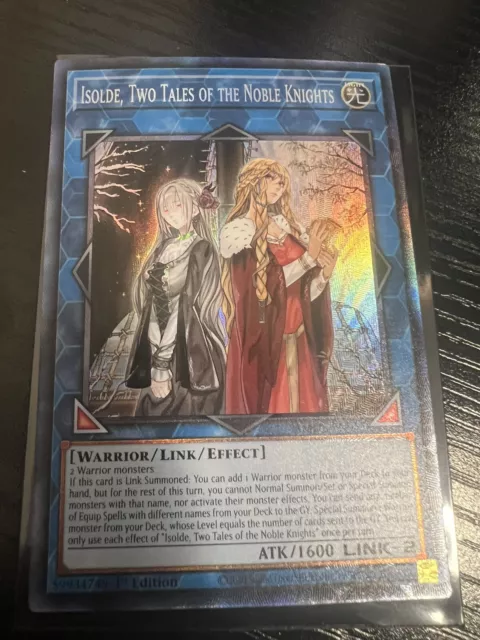 Isolde, Two Tales Of The Noble Knights Collector's Rare 1st AMDE-EN052 NM YuGiOh