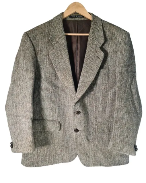 Giacca Harris Tweed 42" petto Dunn & Co Vintage