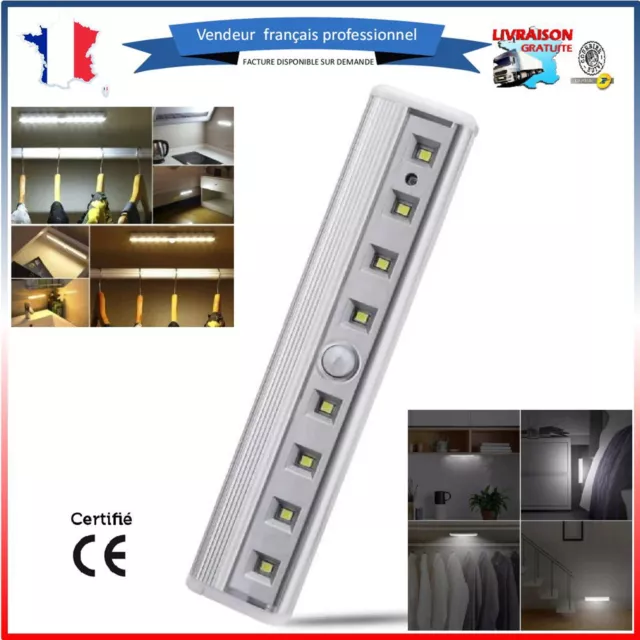 Eclairage armoire LED avec détecteur de mouvement Eclairage cuisine Lampe LED