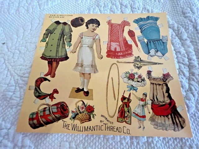 The Willimantic Thread Co Repro By Dexter Paper Dolls