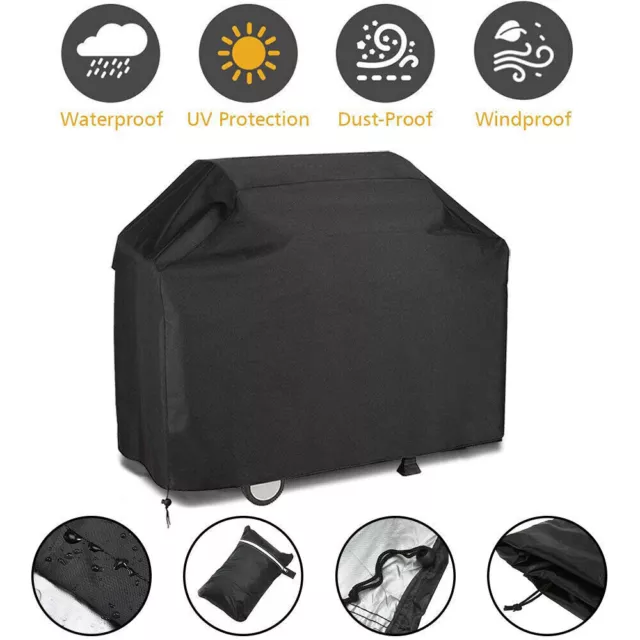 Wasserdicht Grillabdeckung Schutzhülle BBQ Grill Abdeckhaube Abdeckung tarpaulin