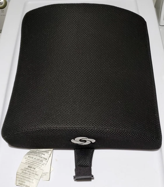 Samsonite SA5243 Memory Foam Ergonomic Lumbar Support Car Pillow - Black