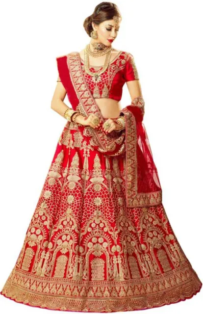 Bridal Lehanga Choli Indian Ethnic Designer Wedding Wear Pakistani  For Women