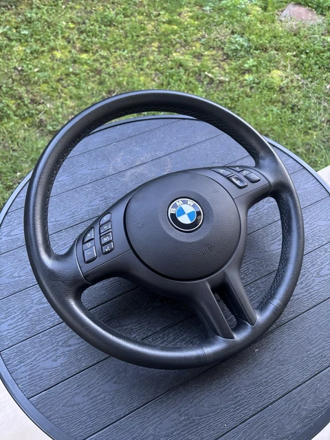 Volant Cuir/alcantara Pour BMW Série 5 E39 - Neuf, Retapissé, Marque Autofun-Extreme
