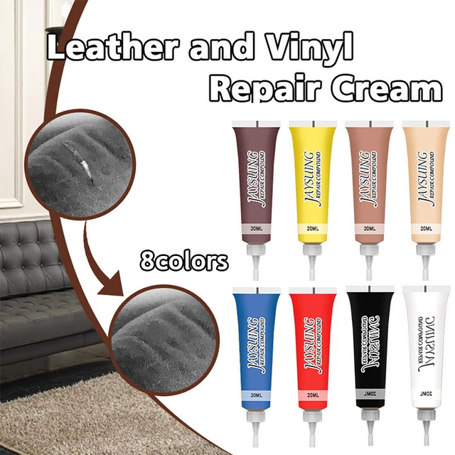 Advanced Leather Repair Kit Filler Vinyl DIY Car Seat Patch Sofa Rip Holes 20ml*