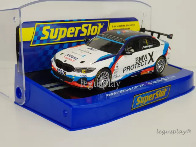 Slot car scalextric superslot H4188 BMW 330i M-SPORT Btcc 2019 C.Turkington