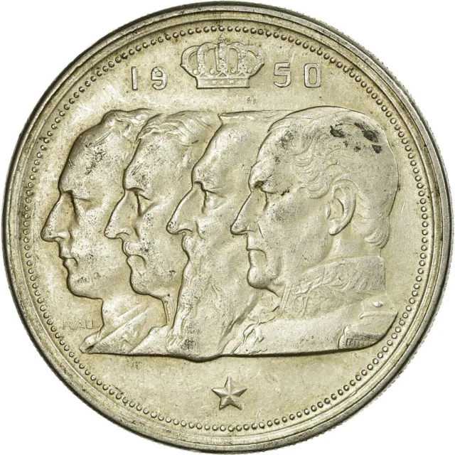 [#675015] Monnaie, Belgique, 100 Francs, 100 Frank, 1950, TB+, Argent, KM:138.1