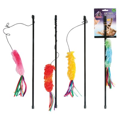 Neuf Karlie Karlie Flamingo Canne à Pêche pour Chat 