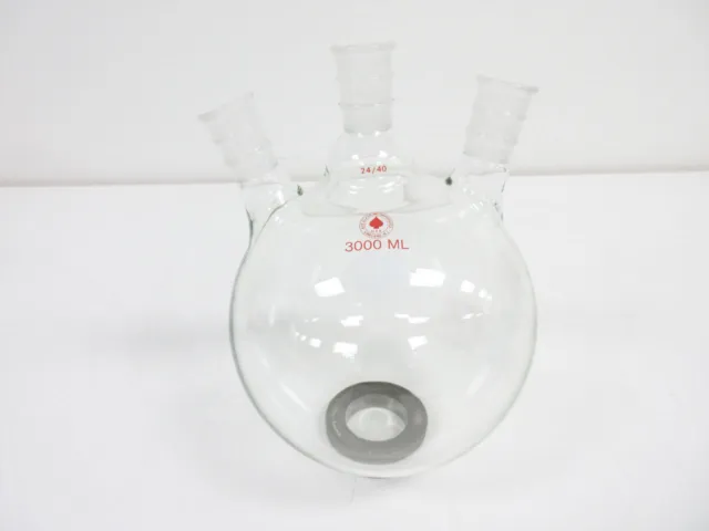 Ace Incorporated 6944-48 3L Round-Bottom 3 Neck Flask Vertical Standard Wall