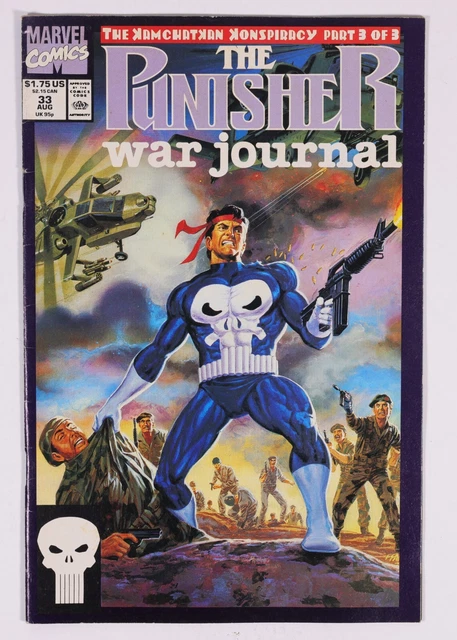 Marvel Comics - The Punisher War Journal # 33 - August 1991