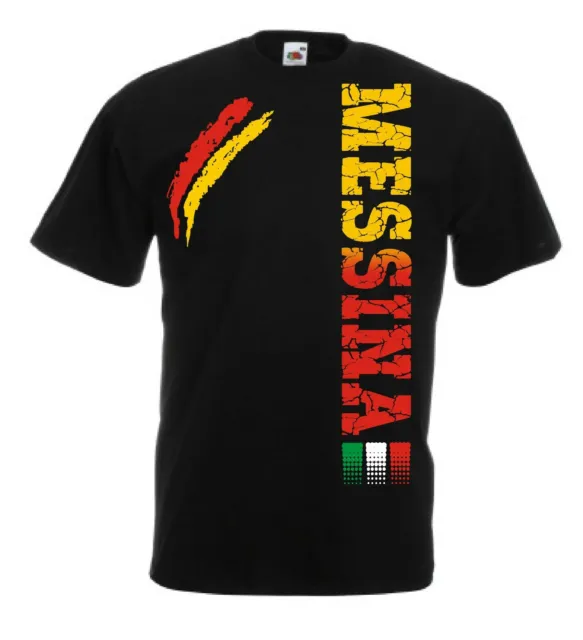 t-shirt MESSINA Maglietta Ultras Tifosi citta italiane Anche per Bambini