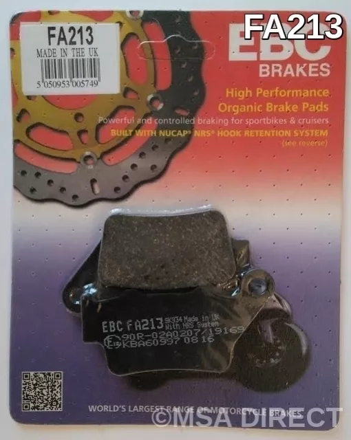 EBC Organic REAR Disc Brake Pads (1 Set) Fits KTM DUKE 125 (2011 to 2024)