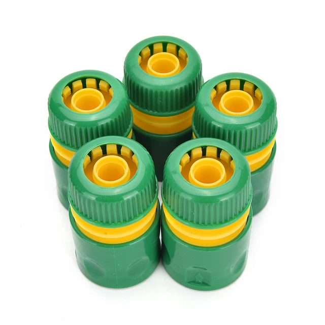 5 pcs Garden Watering Water Hose Pipe Tap Plastic Connector Adaptor FitH-HZ