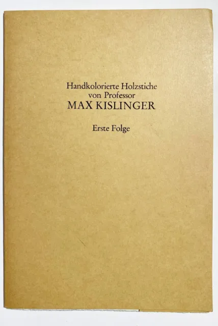 Ex Libris / Max Kislinger Handkolorierte Holzstiche Exlibris bookplates 1978