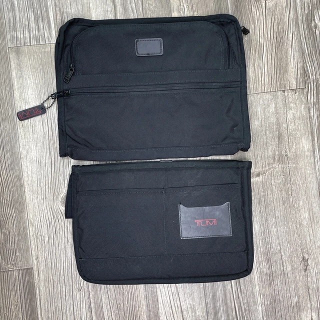 Tumi Alpha Ballistic Nylon Slim Laptop Bag Black Removable Sleeve 5