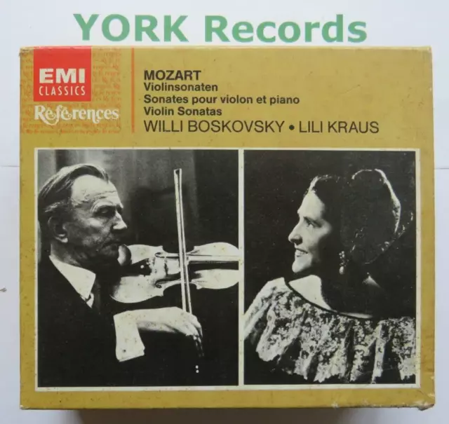 MOZART - Violin Sonatas WILLI BOSKOVSKY / LILI KRAUS - Ex Con 6 CD Set EMI