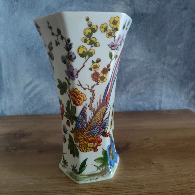 ALBOTH & KAISER Porzellan edle Vase "Nanking" 6eckig, 20 cm EUR