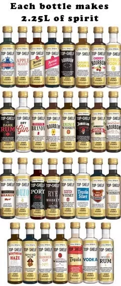 Still Spirits Top Shelf Spirit Essences Any 6 Of Choice Home Brew Spirit Making 2