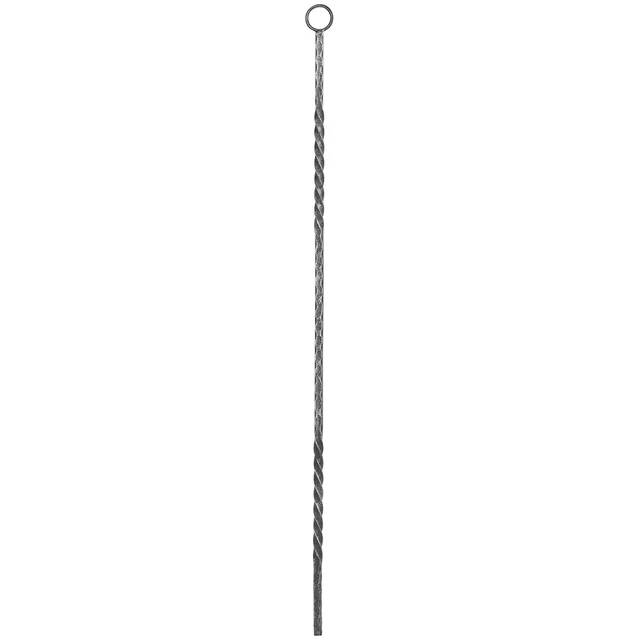 Zwischenstab Zaunstab Schmiedeeisen 900 mm Material 12x12 mm gehämmert