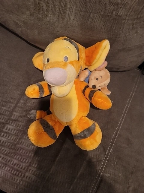DISNEY PARKS BABY Tigger and Roo Plush Winnie The Pooh 15" Stuffed ...